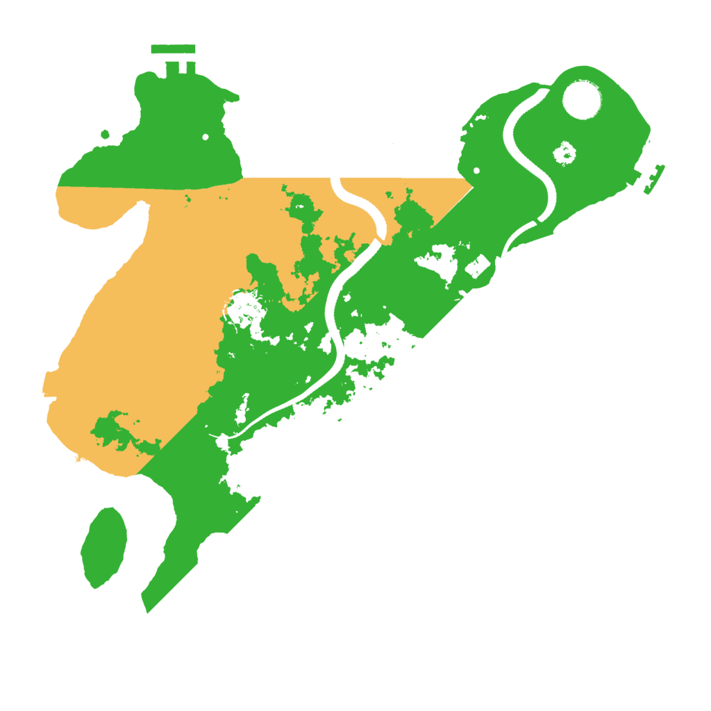 Biome Rust Map: Procedural Map, Size: 3250, Seed: 465677975