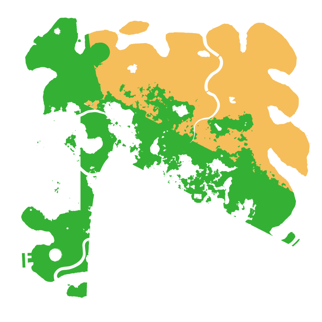 Biome Rust Map: Procedural Map, Size: 4500, Seed: 2048500101