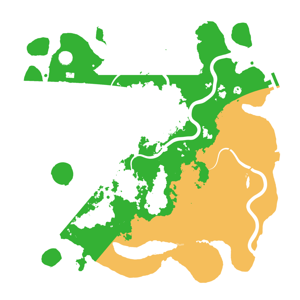 Biome Rust Map: Procedural Map, Size: 3800, Seed: 2091014049