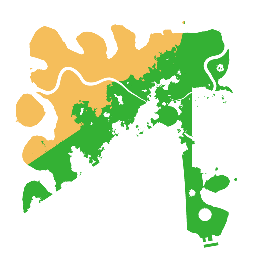 Biome Rust Map: Procedural Map, Size: 3500, Seed: 170749080