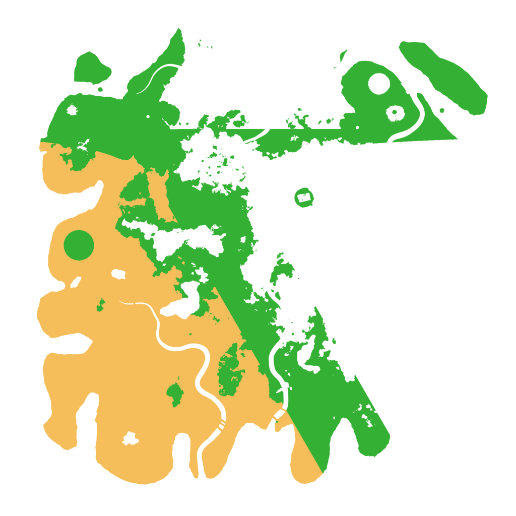 Biome Rust Map: Procedural Map, Size: 4500, Seed: 159730666