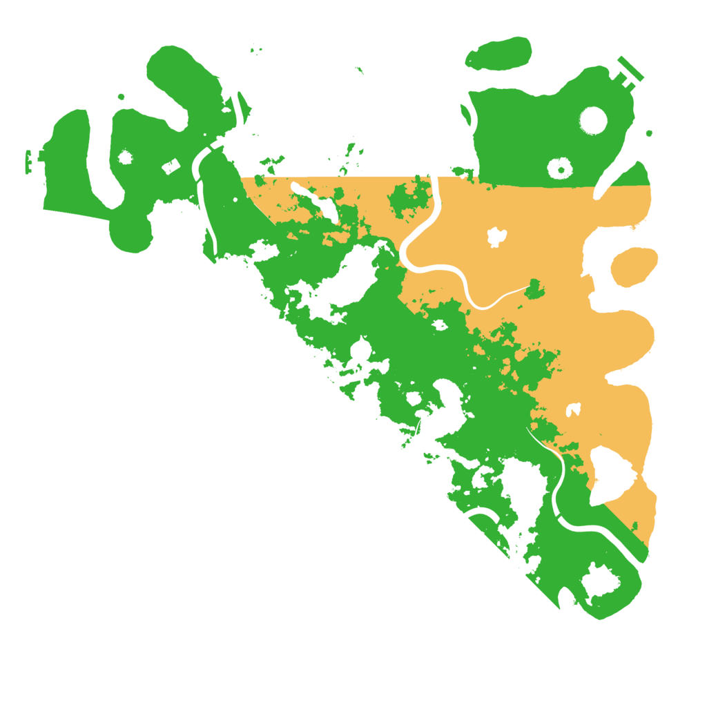 Biome Rust Map: Procedural Map, Size: 4500, Seed: 27522337