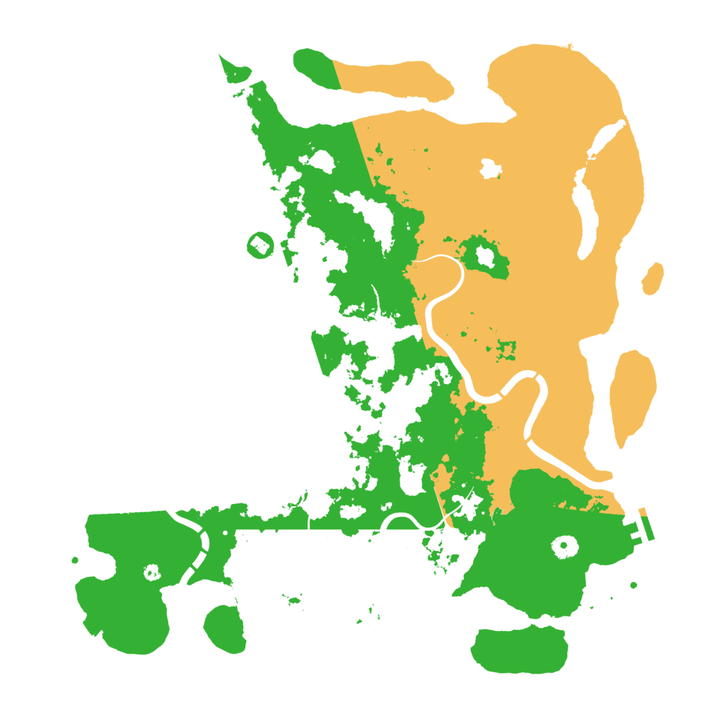 Biome Rust Map: Procedural Map, Size: 4250, Seed: 68830473
