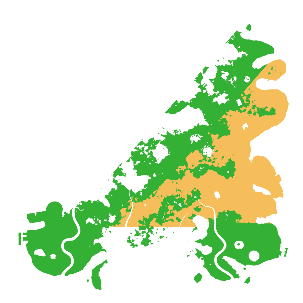 Biome Rust Map: Procedural Map, Size: 5000, Seed: 580321355