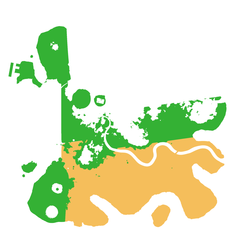 Biome Rust Map: Procedural Map, Size: 3500, Seed: 123747036