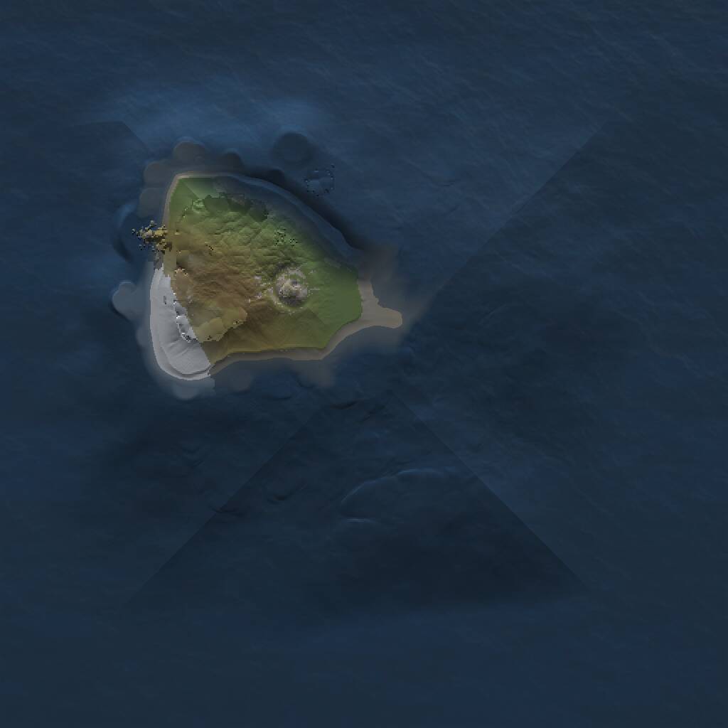 Rust Map: Procedural Map, Size: 1000, Seed: 1983470845, 1 Monuments