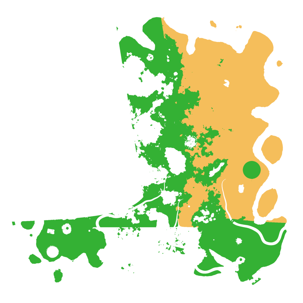 Biome Rust Map: Procedural Map, Size: 4500, Seed: 334178979