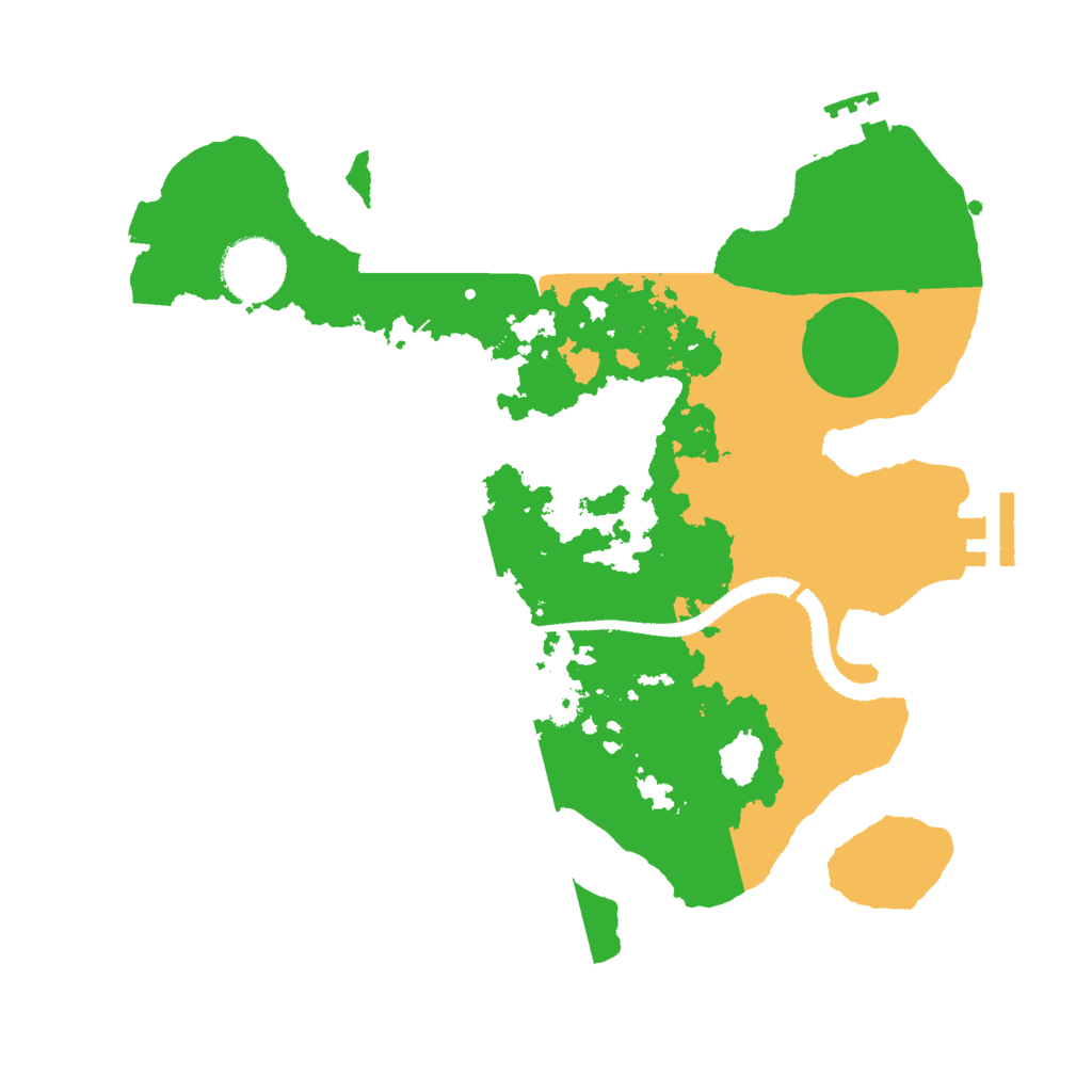 Biome Rust Map: Procedural Map, Size: 3000, Seed: 1497198967