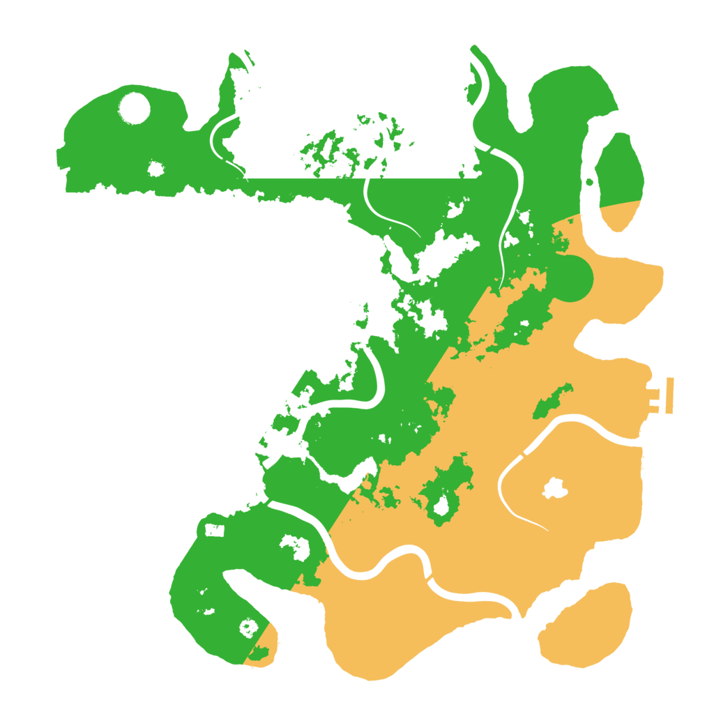 Biome Rust Map: Procedural Map, Size: 4000, Seed: 856242289