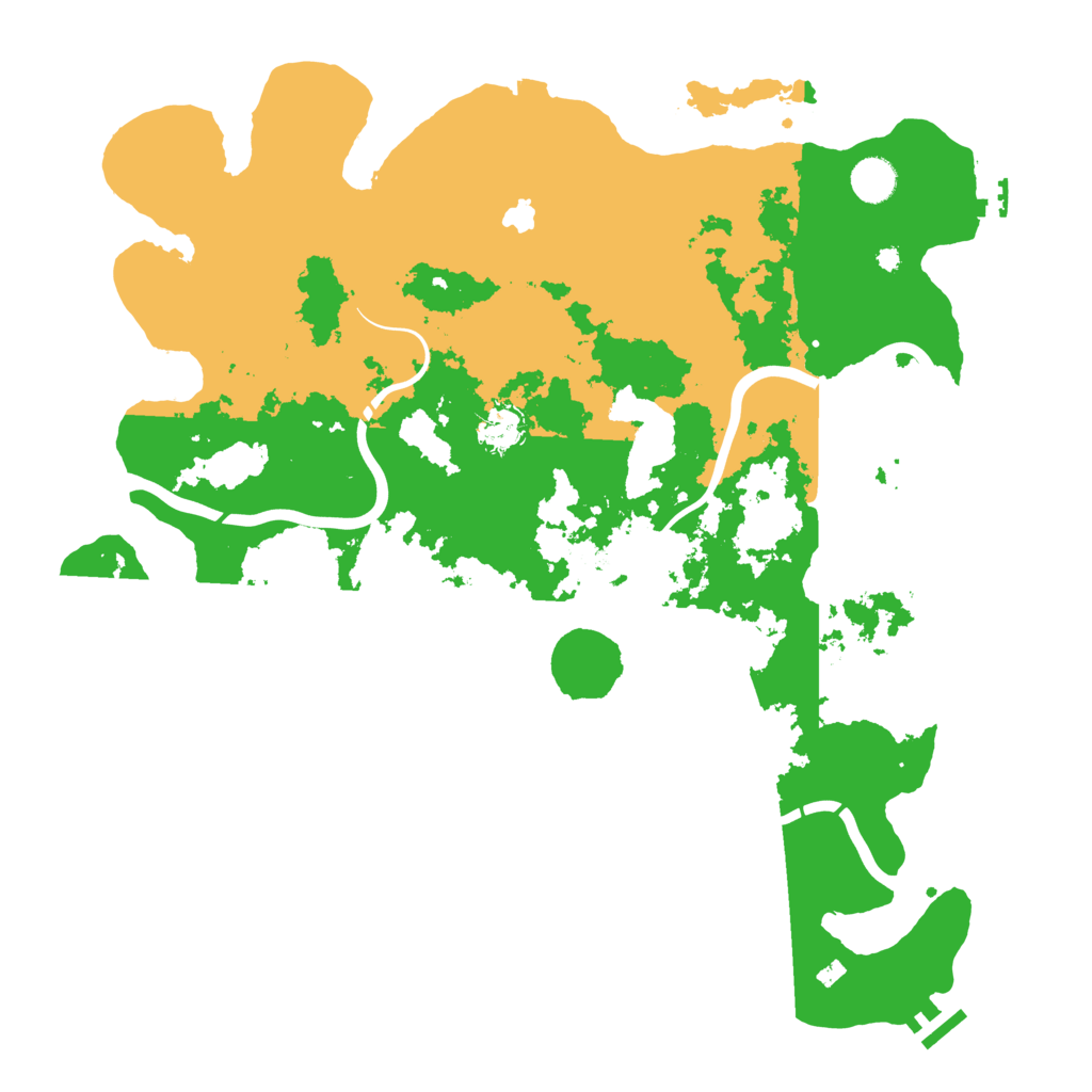 Biome Rust Map: Procedural Map, Size: 4250, Seed: 65633