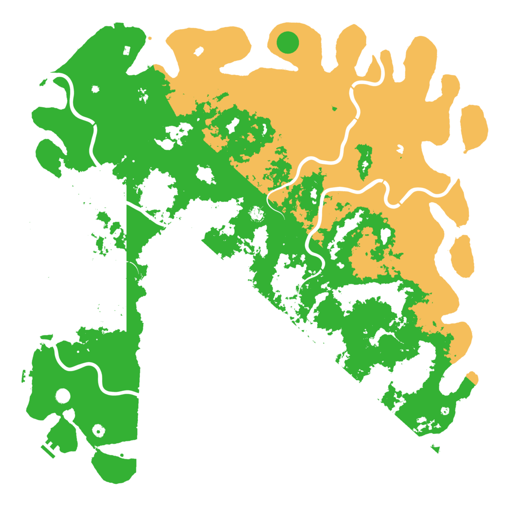 Biome Rust Map: Procedural Map, Size: 6000, Seed: 5840