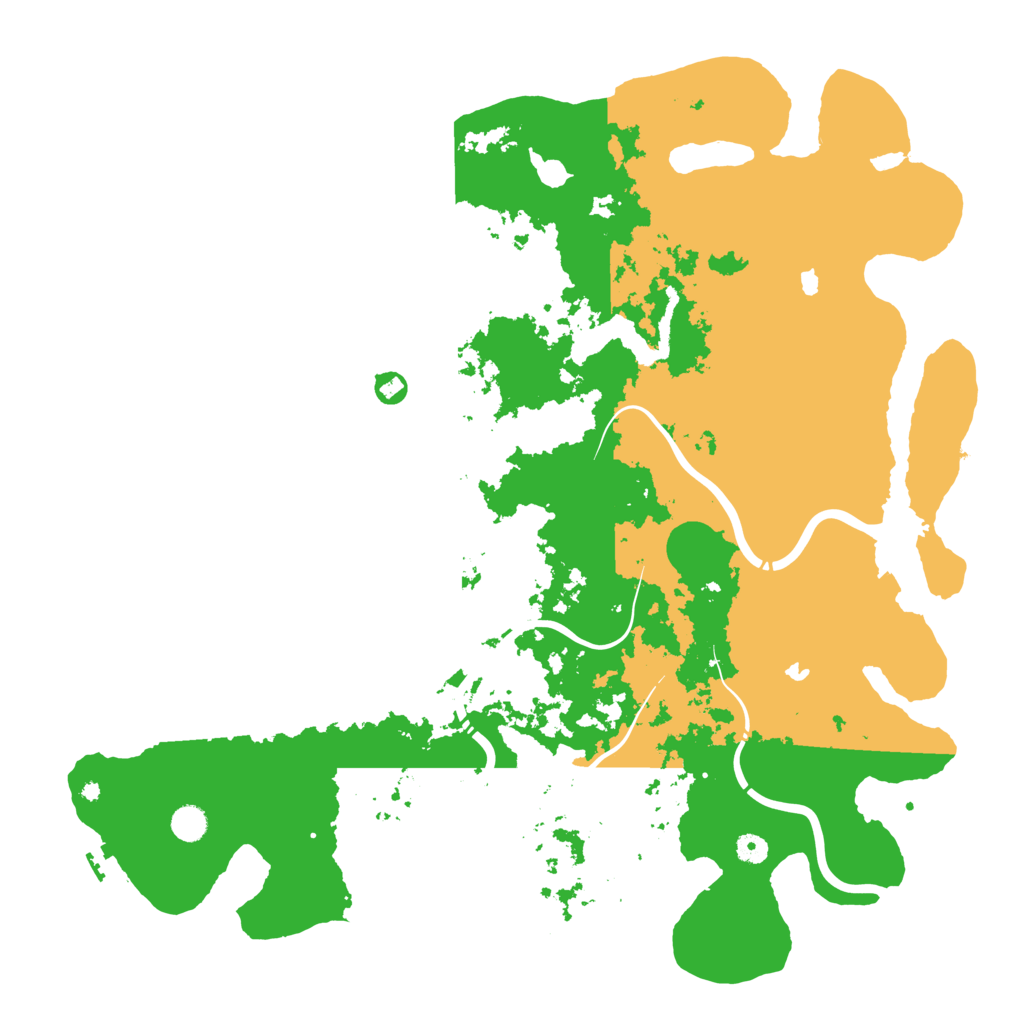 Biome Rust Map: Procedural Map, Size: 5000, Seed: 2032373204
