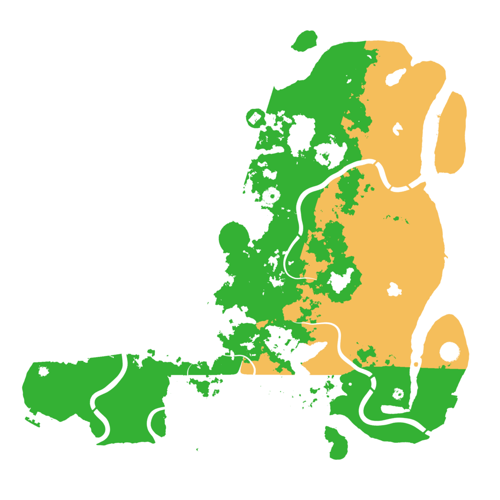 Biome Rust Map: Procedural Map, Size: 4500, Seed: 1768497331