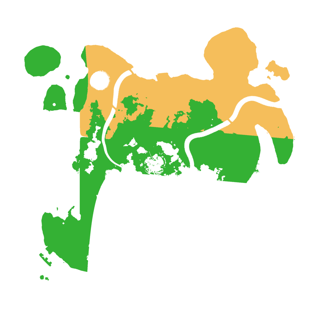 Biome Rust Map: Procedural Map, Size: 3000, Seed: 167604521