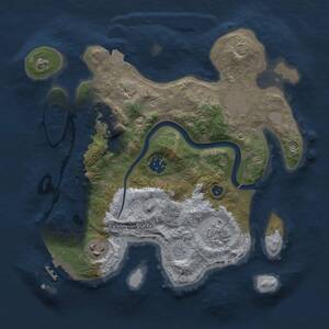 Thumbnail Rust Map: Procedural Map, Size: 3000, Seed: 167604521, 11 Monuments