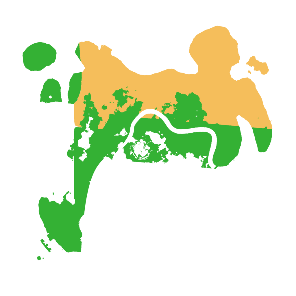 Biome Rust Map: Procedural Map, Size: 3000, Seed: 167604521