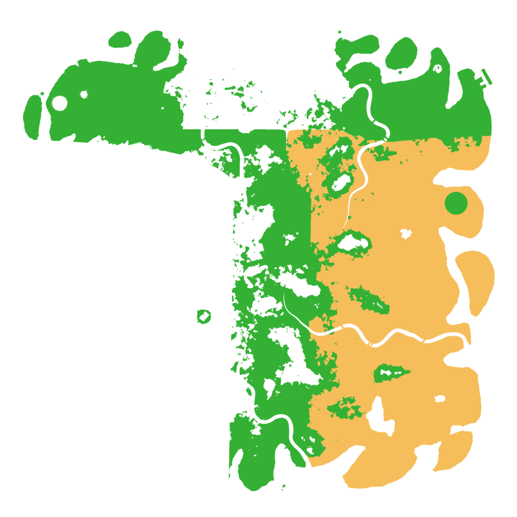 Biome Rust Map: Procedural Map, Size: 6000, Seed: 2000244294