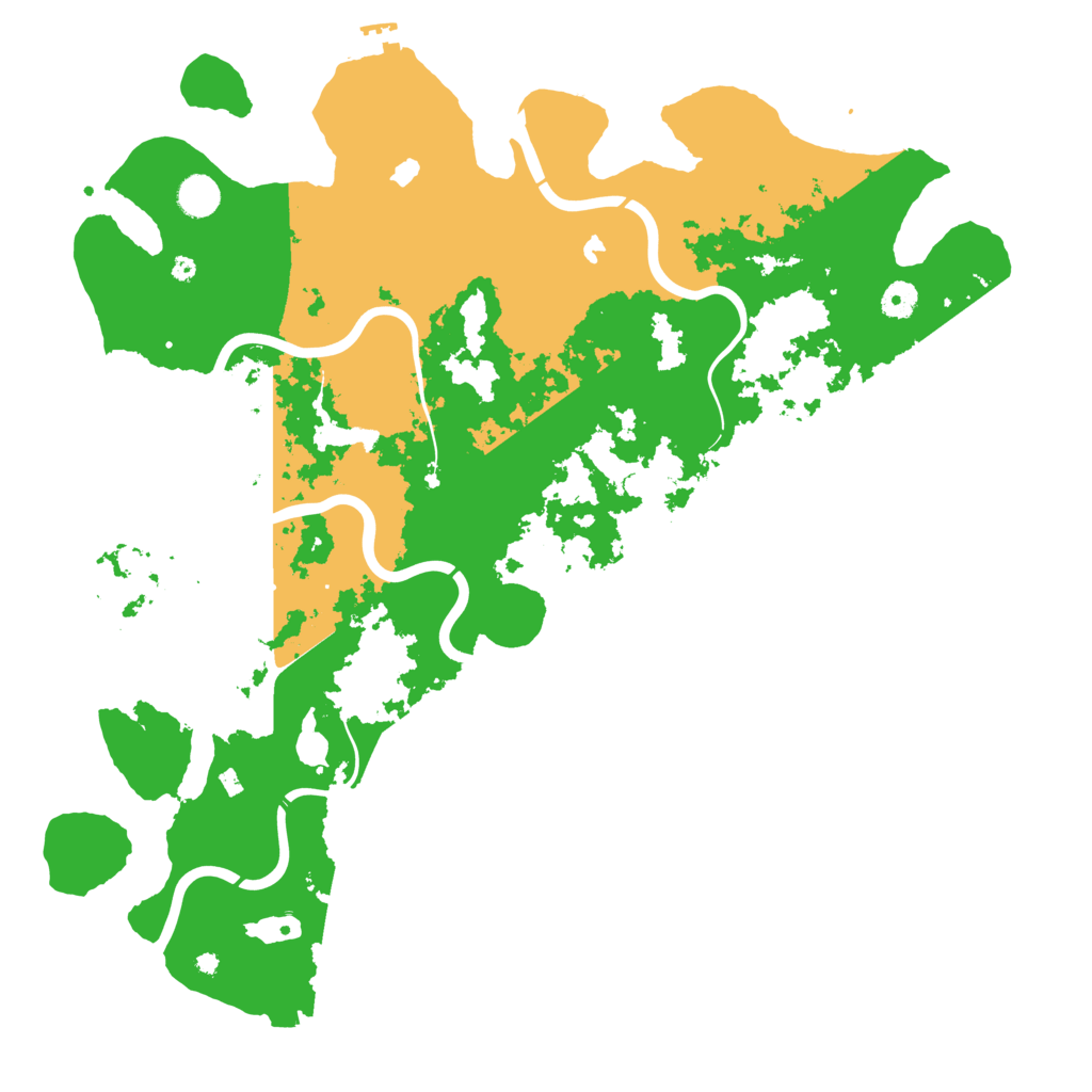Biome Rust Map: Procedural Map, Size: 4500, Seed: 1809335380