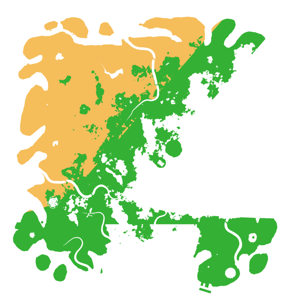 Biome Rust Map: Procedural Map, Size: 5000, Seed: 948181361