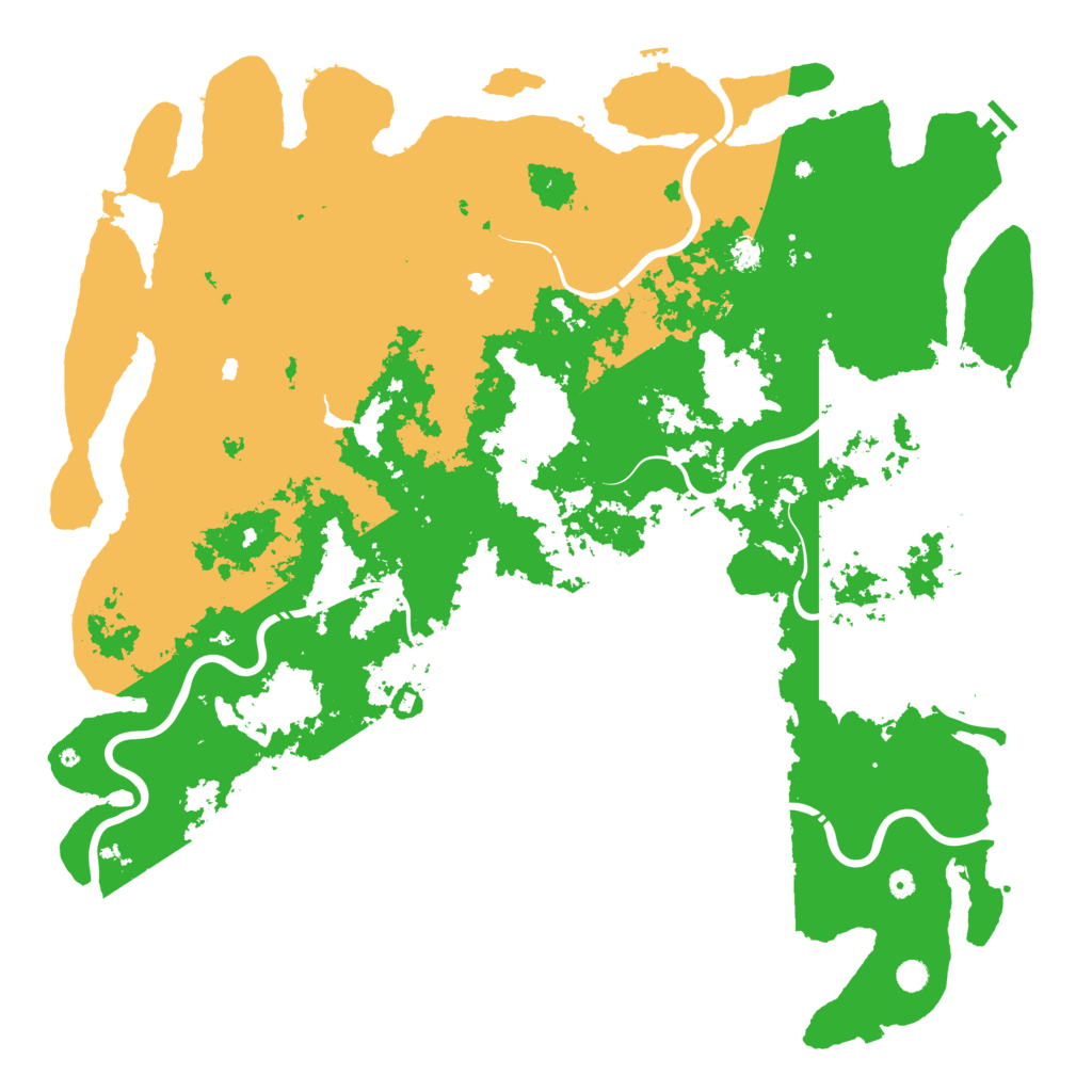 Biome Rust Map: Procedural Map, Size: 6000, Seed: 863252794