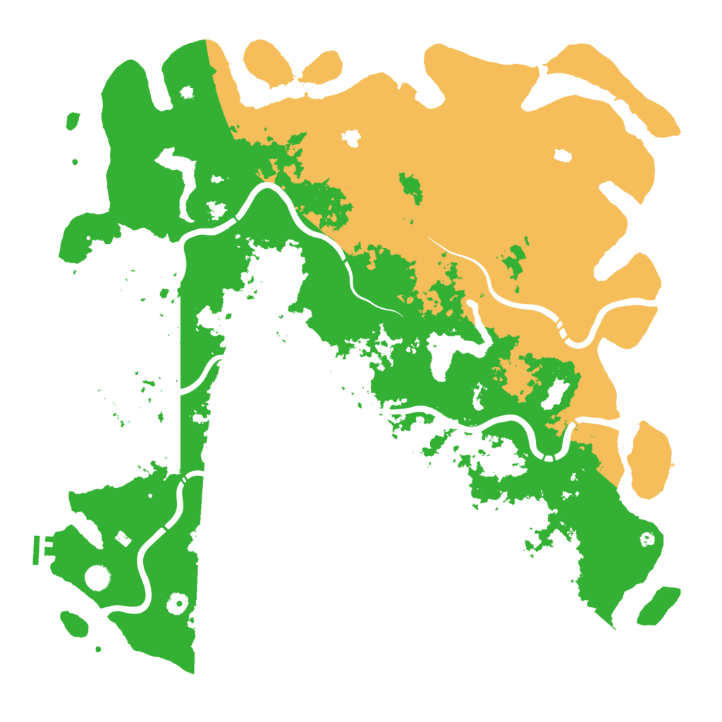 Biome Rust Map: Procedural Map, Size: 5000, Seed: 363708901