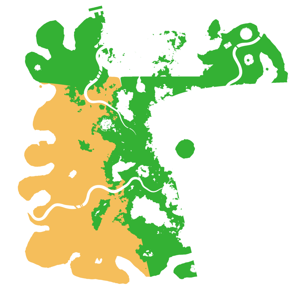 Biome Rust Map: Procedural Map, Size: 4500, Seed: 1823065388