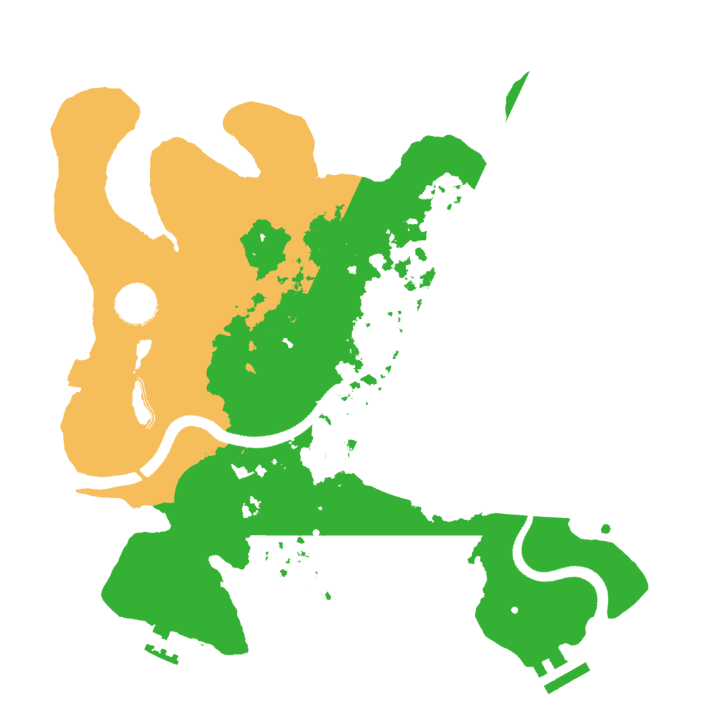 Biome Rust Map: Procedural Map, Size: 3000, Seed: 14869