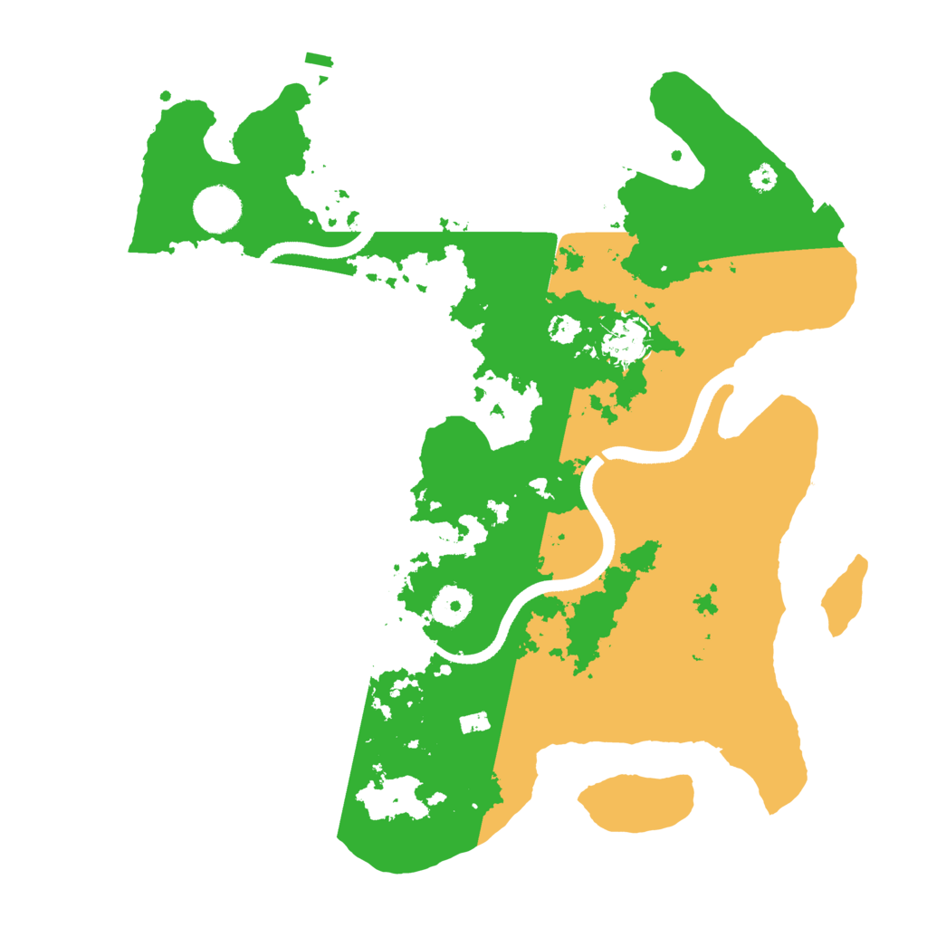 Biome Rust Map: Procedural Map, Size: 3500, Seed: 1825995811