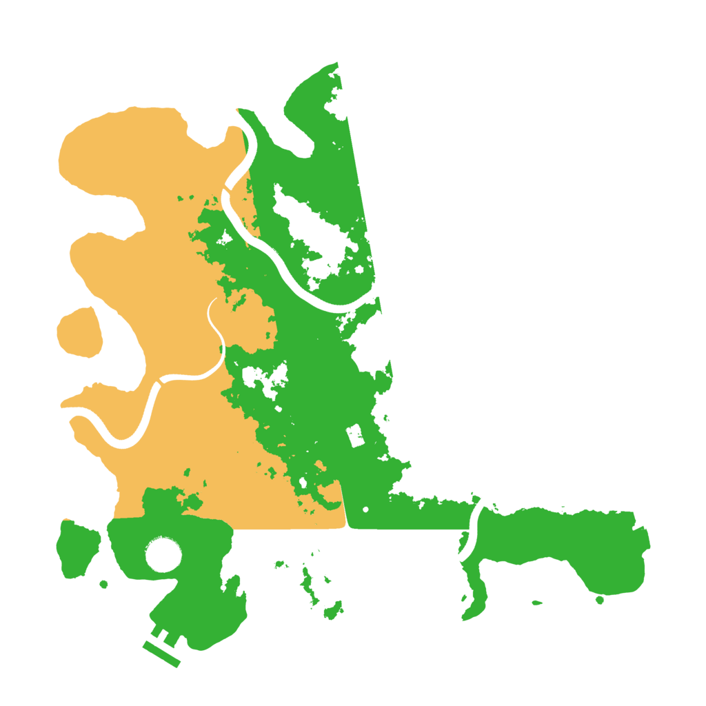 Biome Rust Map: Procedural Map, Size: 3525, Seed: 2026