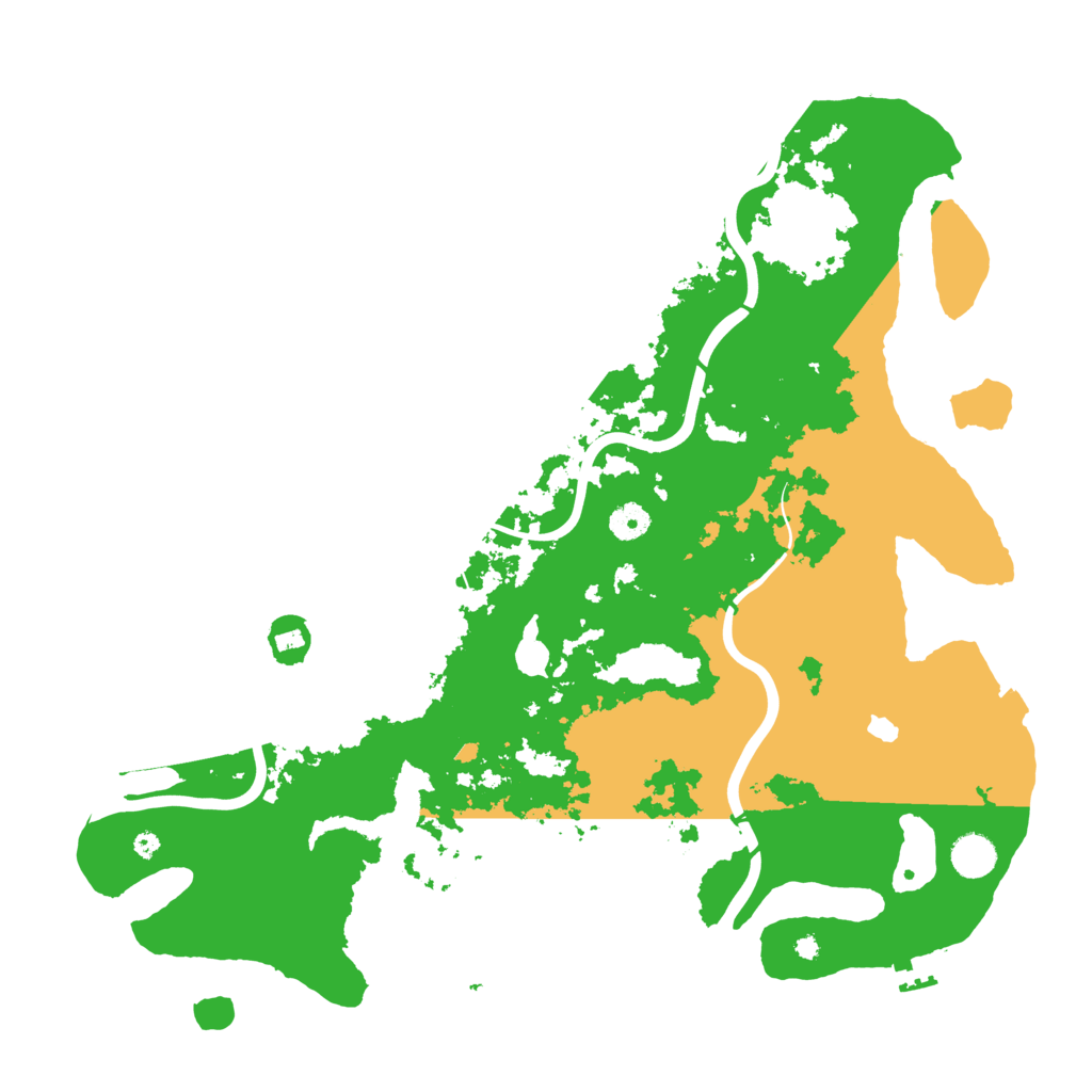 Biome Rust Map: Procedural Map, Size: 4300, Seed: 857118087