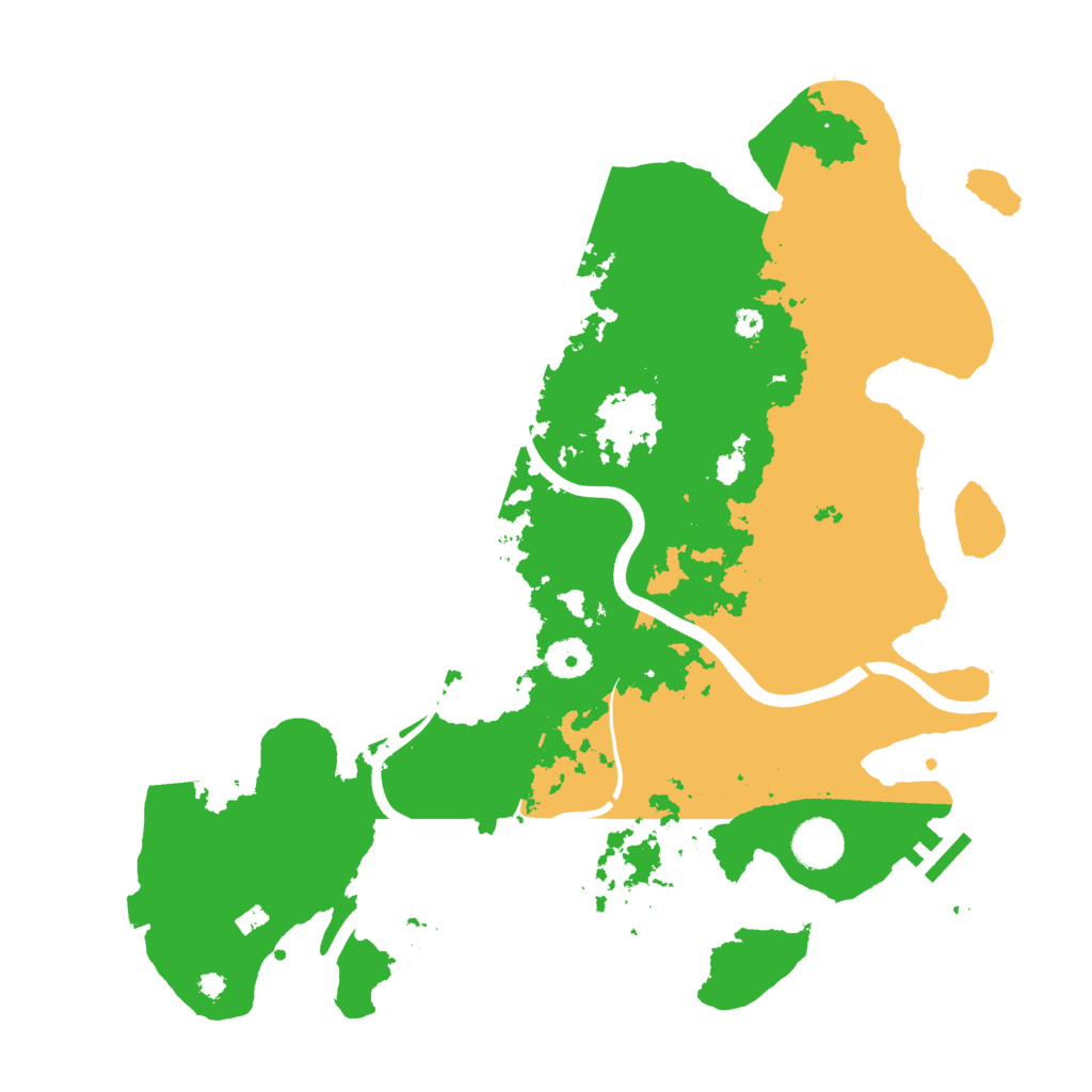 Biome Rust Map: Procedural Map, Size: 3800, Seed: 894593127