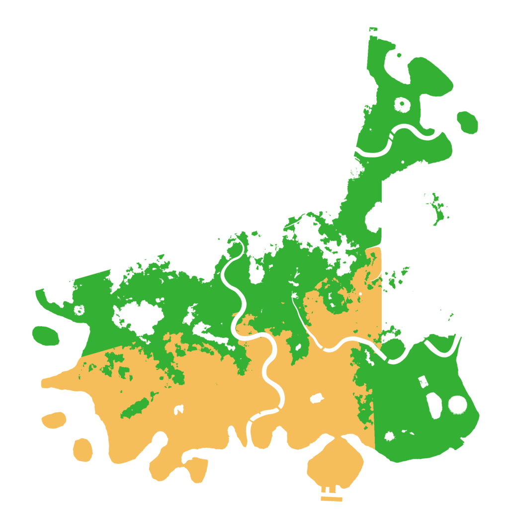 Biome Rust Map: Procedural Map, Size: 4800, Seed: 1584636