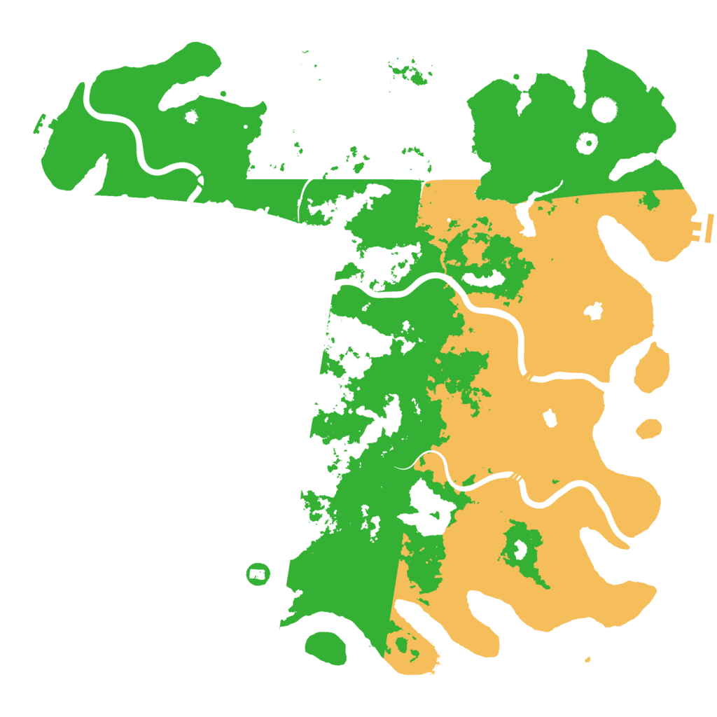 Biome Rust Map: Procedural Map, Size: 5000, Seed: 1825378393