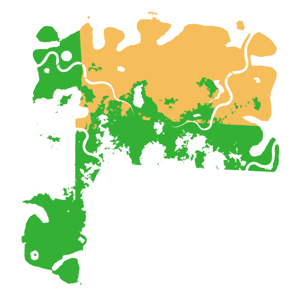 Biome Rust Map: Procedural Map, Size: 5000, Seed: 888794