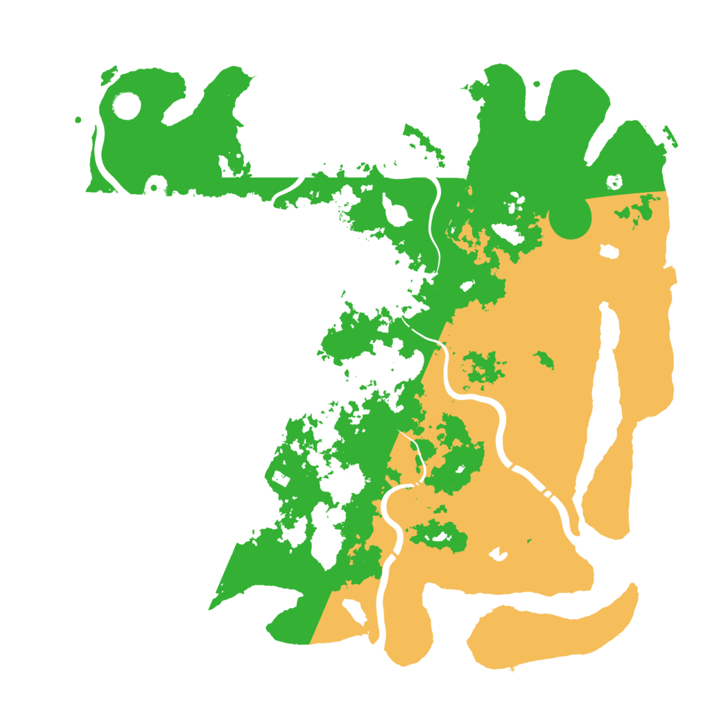 Biome Rust Map: Procedural Map, Size: 4500, Seed: 634827536