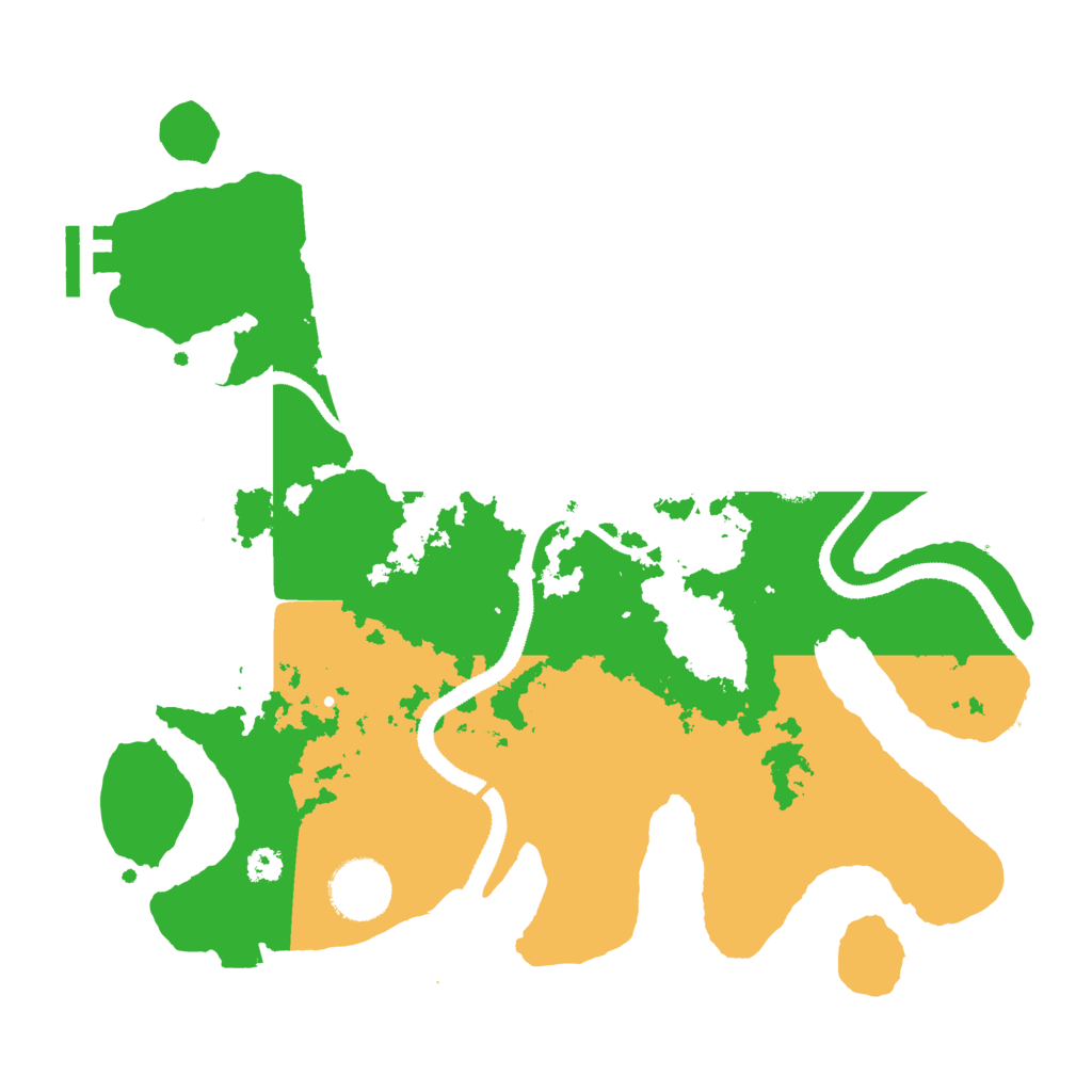 Biome Rust Map: Procedural Map, Size: 3100, Seed: 574812