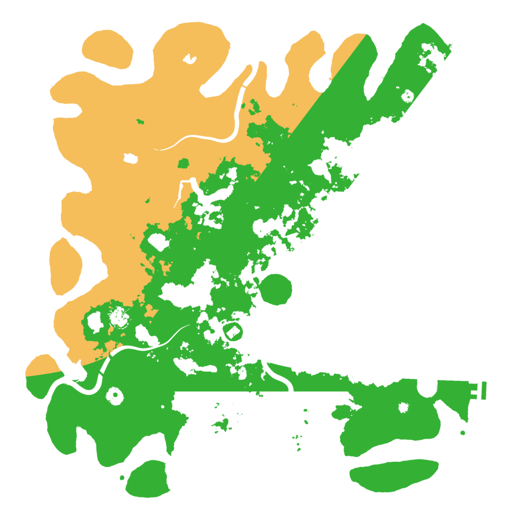 Biome Rust Map: Procedural Map, Size: 4500, Seed: 861994769