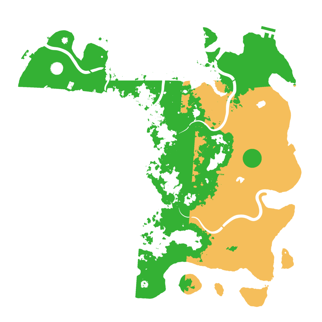 Biome Rust Map: Procedural Map, Size: 4500, Seed: 656748309