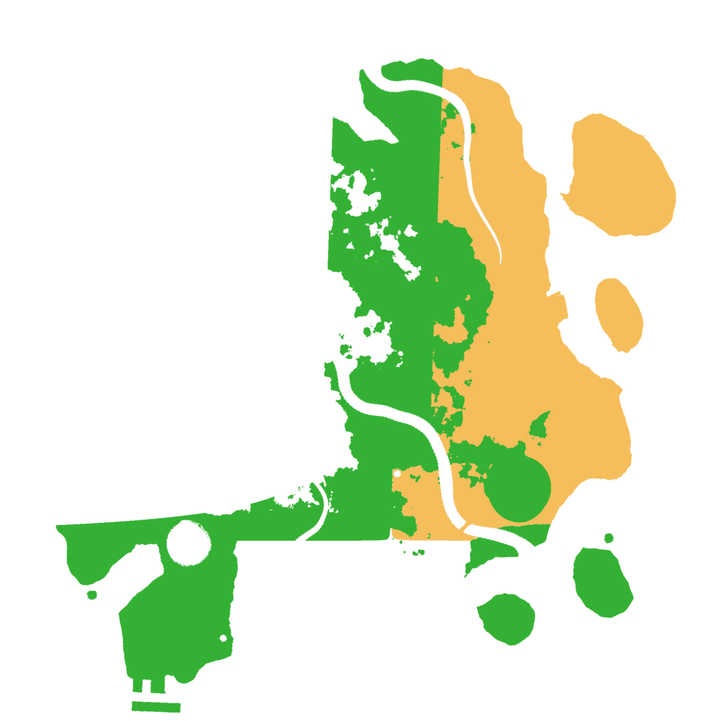 Biome Rust Map: Procedural Map, Size: 3000, Seed: 1011217939