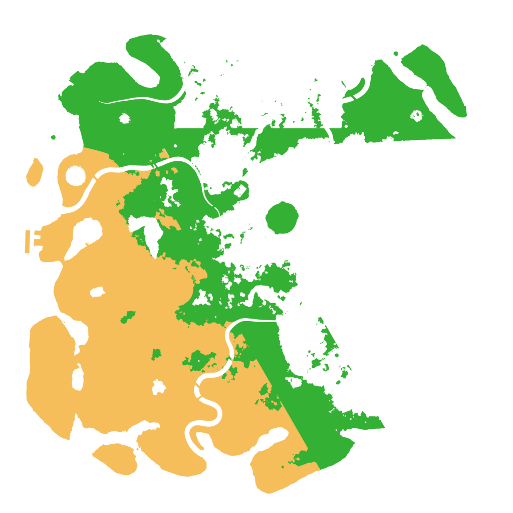 Biome Rust Map: Procedural Map, Size: 4500, Seed: 757694018