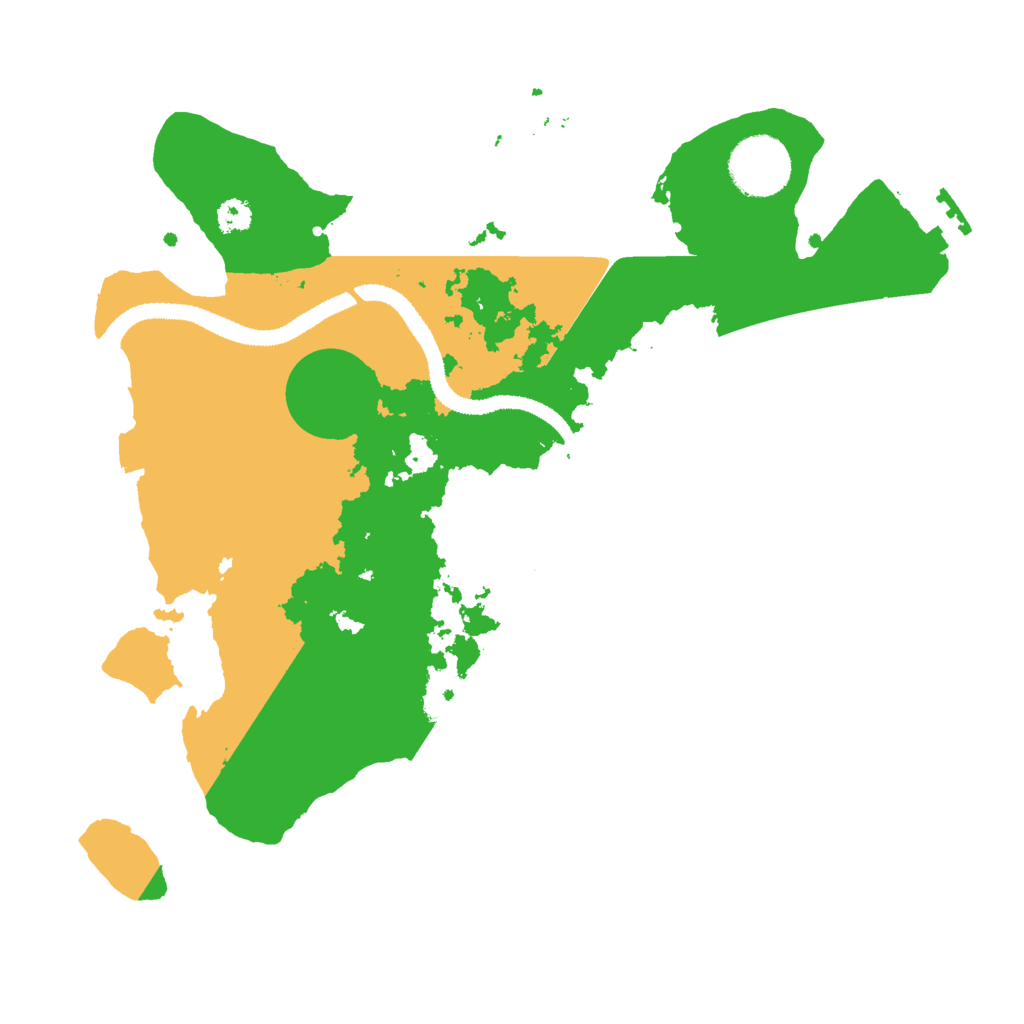 Biome Rust Map: Procedural Map, Size: 3000, Seed: 948031007