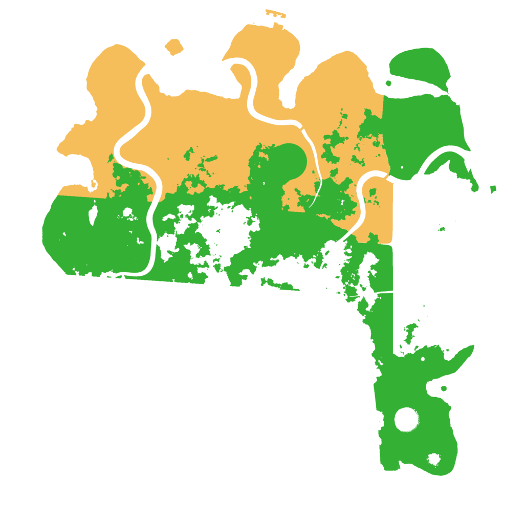 Biome Rust Map: Procedural Map, Size: 3800, Seed: 790667934