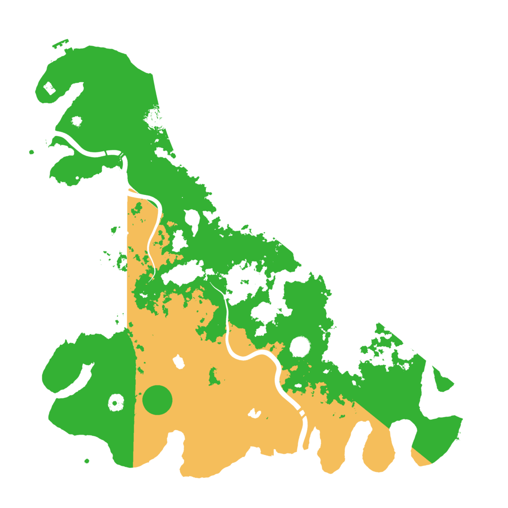 Biome Rust Map: Procedural Map, Size: 4500, Seed: 810976846