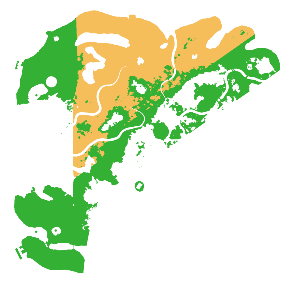 Biome Rust Map: Procedural Map, Size: 5000, Seed: 1571083557