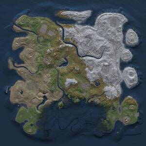 Thumbnail Rust Map: Procedural Map, Size: 4250, Seed: 1577236670, 16 Monuments