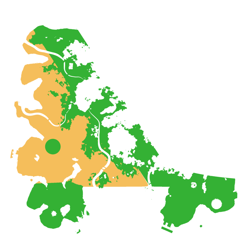 Biome Rust Map: Procedural Map, Size: 4250, Seed: 1577236670