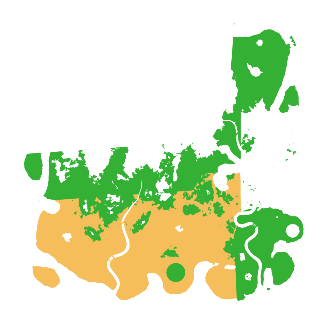 Biome Rust Map: Procedural Map, Size: 4500, Seed: 599774438