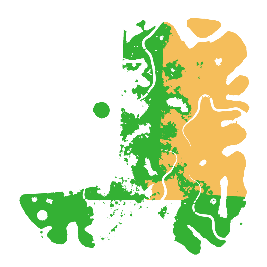 Biome Rust Map: Procedural Map, Size: 4500, Seed: 1255774933