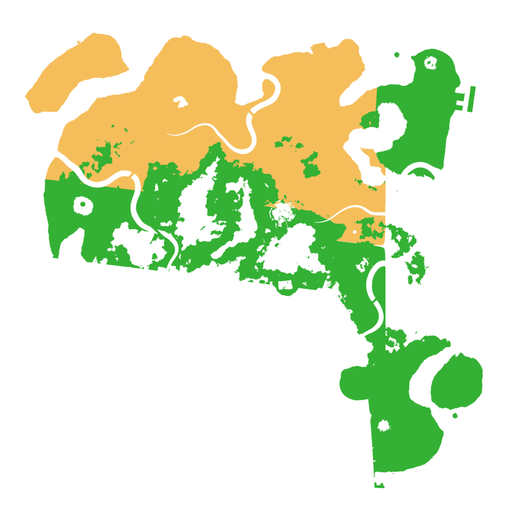 Biome Rust Map: Procedural Map, Size: 4000, Seed: 118754682