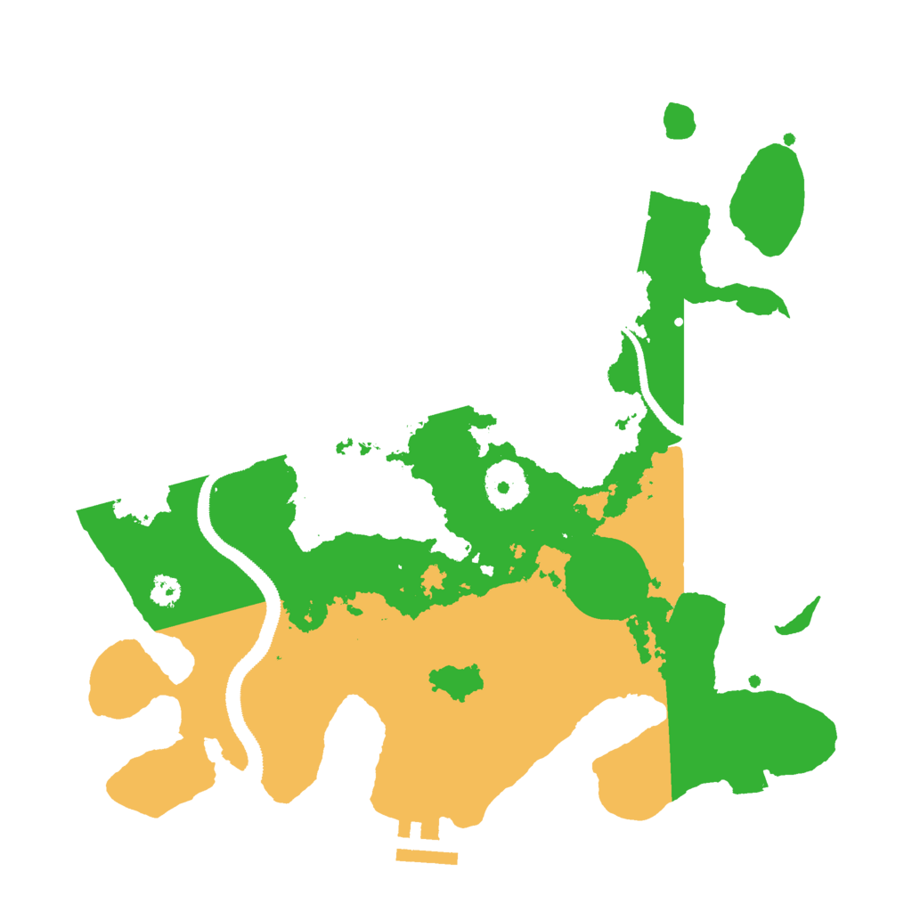 Biome Rust Map: Procedural Map, Size: 3000, Seed: 75437